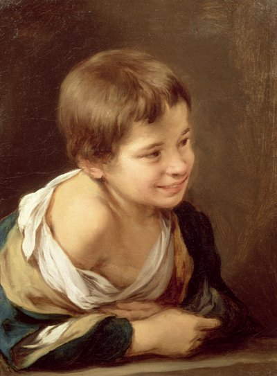 A Peasant Boy Leaning on a Sill, 1670-80 by Bartolomé Esteban Murillo
